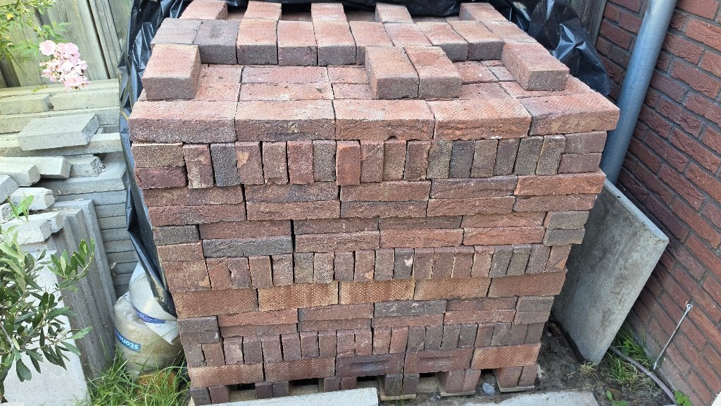 +/- 700 bakstenen Aberson Code 5N55: Wapper Hv WF, Doe-het-zelf en Verbouw, Ophalen, Nieuw, Bakstenen