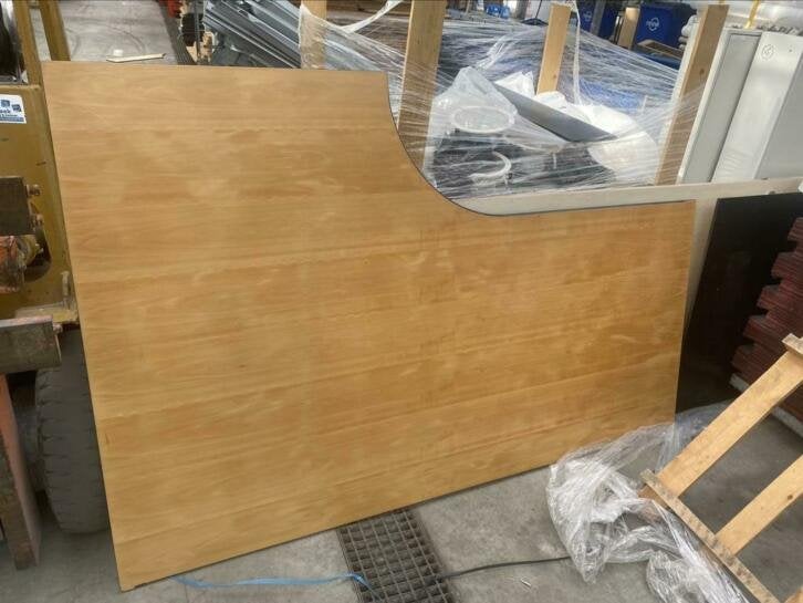 Trespa platen 120 x 200 cm hoogglans rechte stuk nu €17,50, HPL, Minder dan 20 mm, Niet ingevuld, Zo goed als nieuw