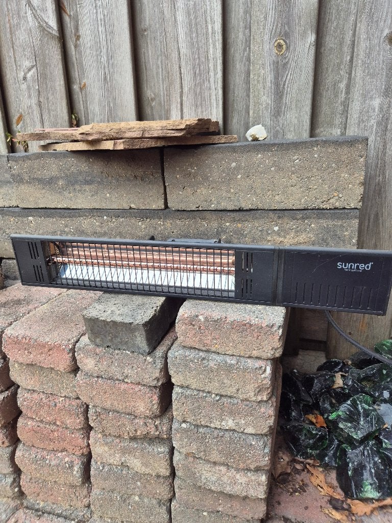 Sunred rds 15w b terrasverwarming, Tuin en Terras, Terrasverwarmers, Ophalen of Verzenden, Zo goed als nieuw, Elektrisch, Wand