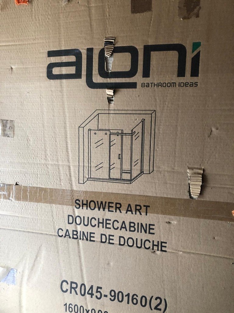 Douchecabine Creavit Aloni Schuifdeur + Zijwand 90x160x195, Ophalen, Nieuw