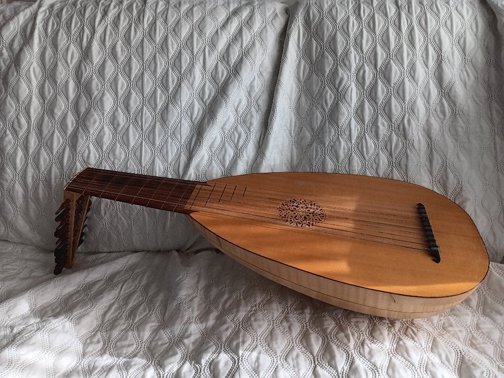 Te koop: 10-korige renaissanceluit, Muziek en Instrumenten, Ophalen of Verzenden, Gebruikt, Overige typen