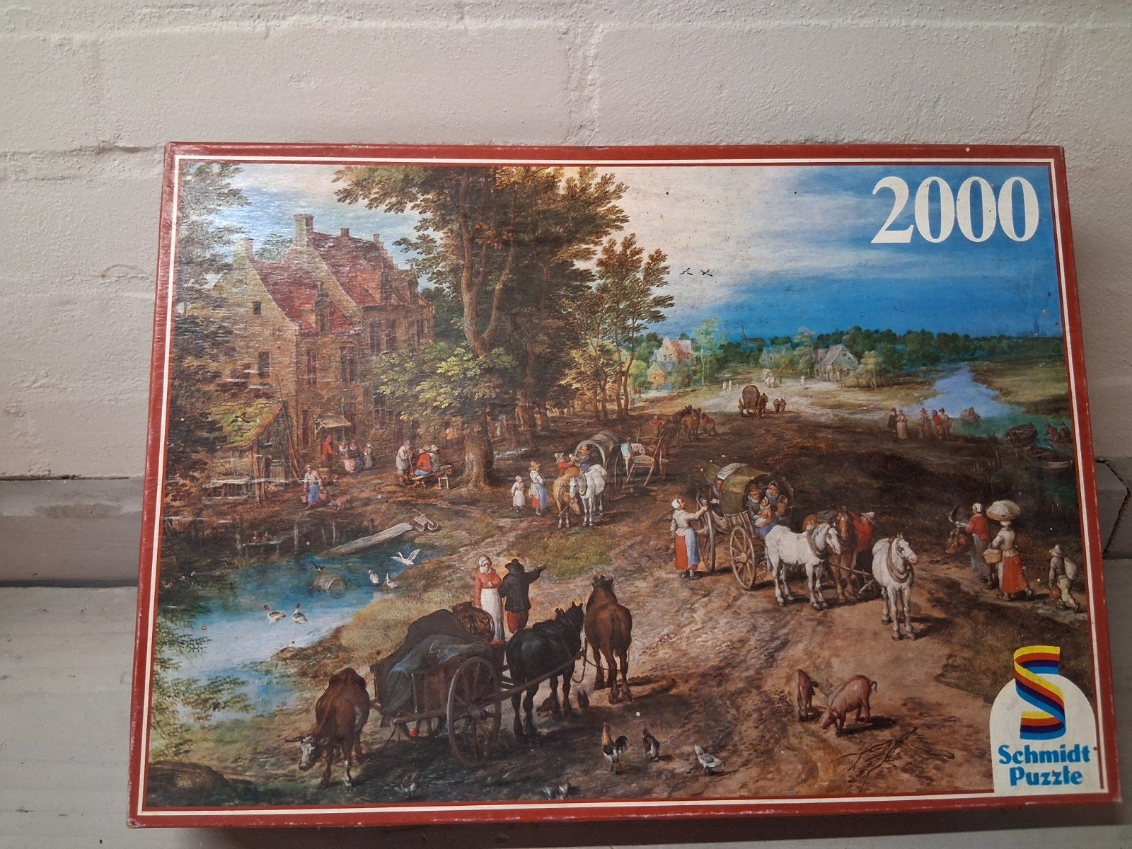 Puzzel dorpsherberg Jan Brueghel, Ophalen of Verzenden, Zo goed als nieuw