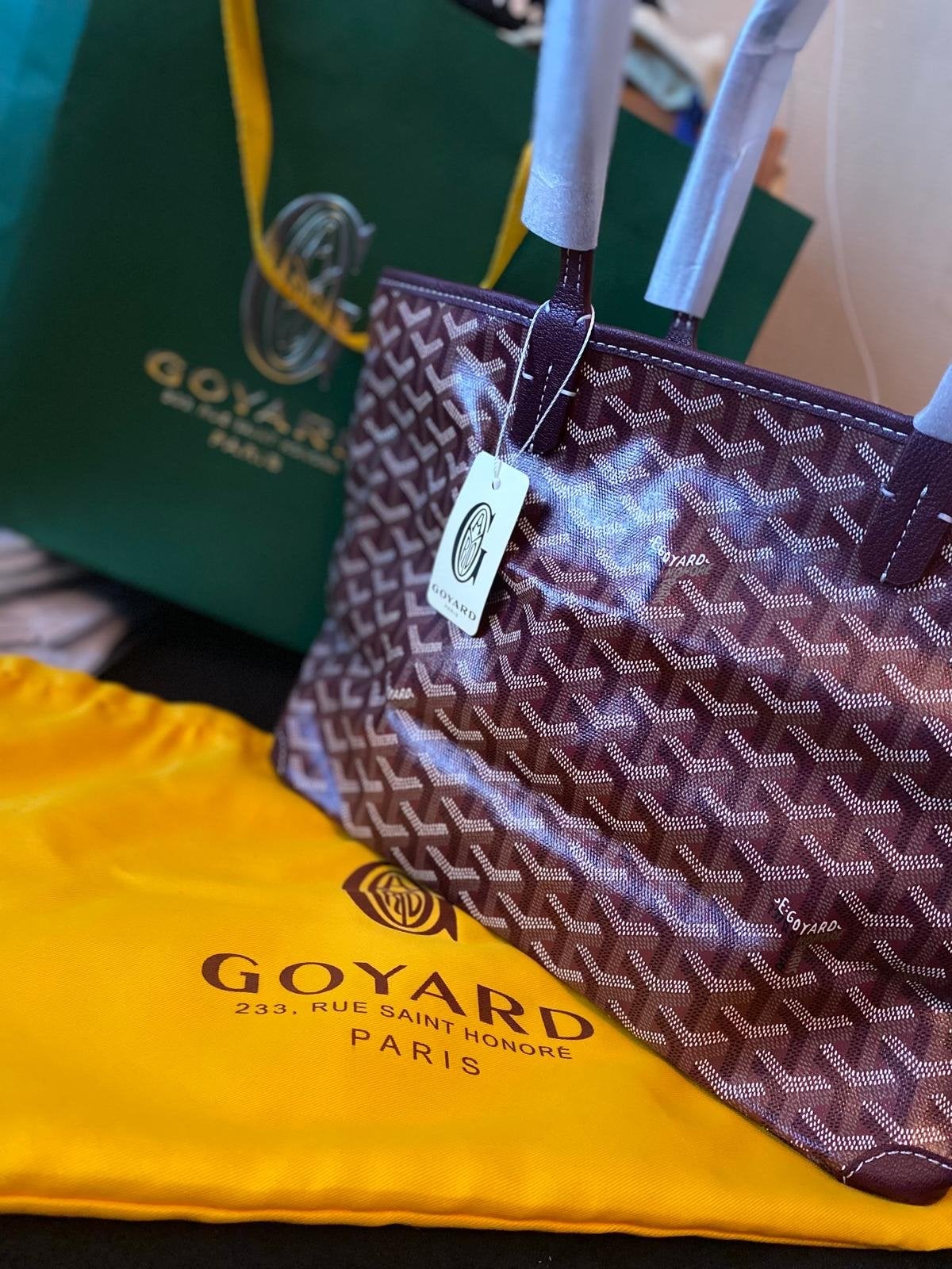 Nieuwe Goyard tas - Bordeauxrood shopper, Ophalen of Verzenden, Nieuw, Rood, Shopper
