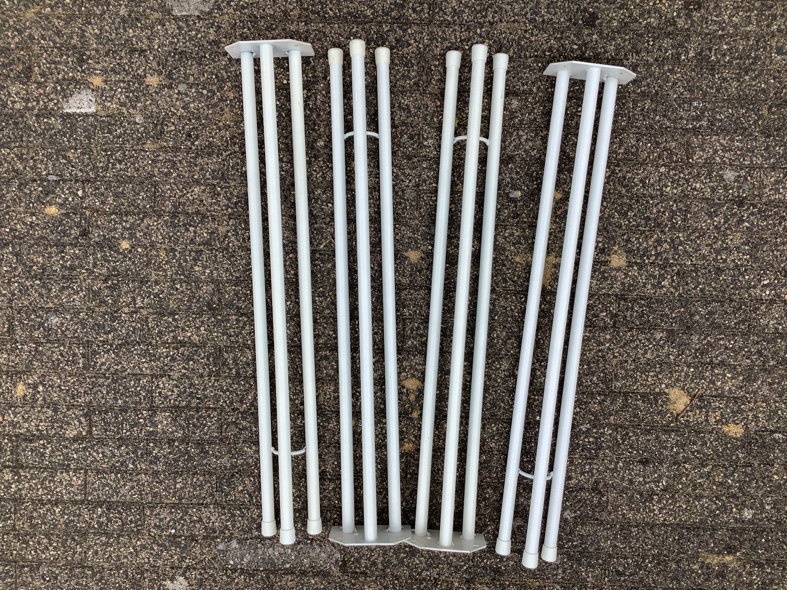 Witte metalen tafelpoten, Tafelpoot, Minder dan 50 cm, 50 tot 100 cm, Rond