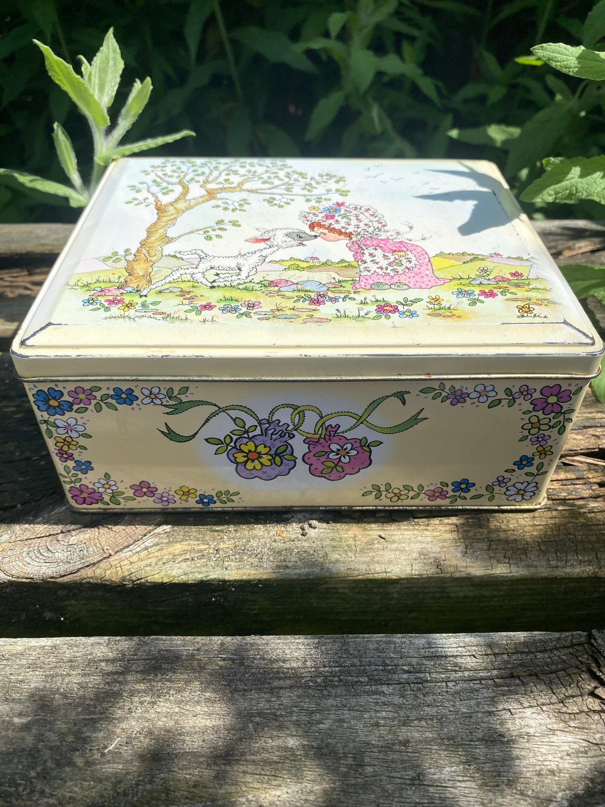Vintage Katy Jane Series Blik - Sarah Kay / Holly Hobbie Sti, Verzamelen, Ophalen of Verzenden, Gebruikt, Overige, Overige merken