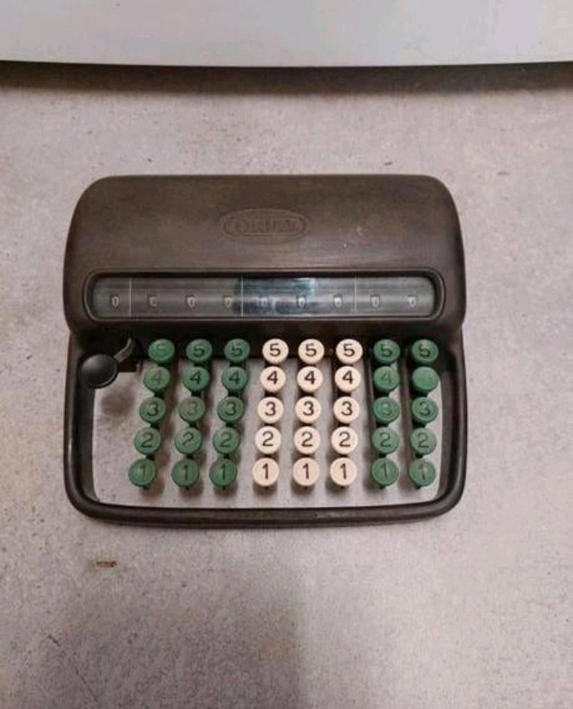 Contex Comptometer adding machine rekenmachine  telmachine, Ophalen of Verzenden