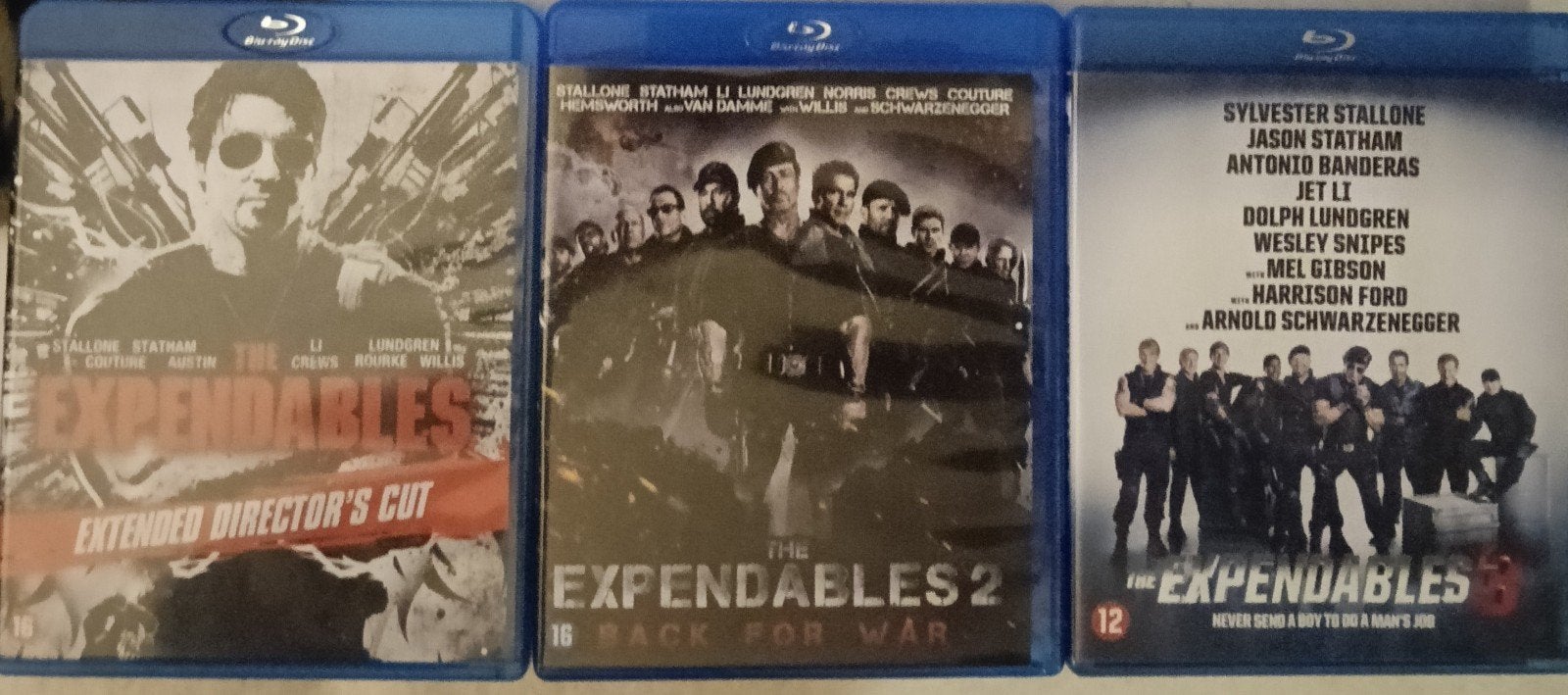 Expendables 1 t/m 3, Ophalen of Verzenden, Zo goed als nieuw, Horror
