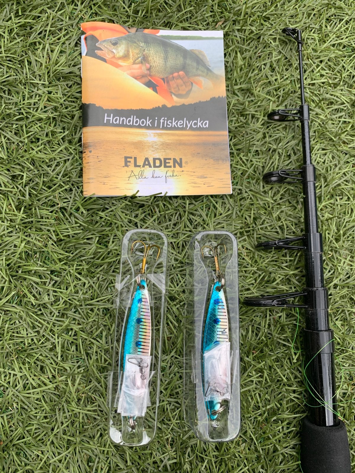 Fladen Wilderness Allround 320 Werphengel + 2 nieuwe haken, Ophalen, Zo goed als nieuw, Werphengel