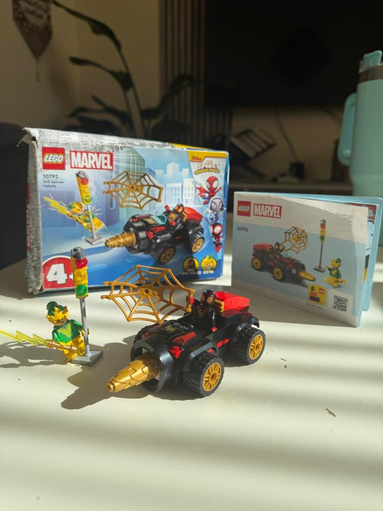 Lego Marvel Spidey en zijn geweldige vrienden: Drill Spinner, Marvel, Lego, Ophalen of Verzenden, Zo goed als nieuw