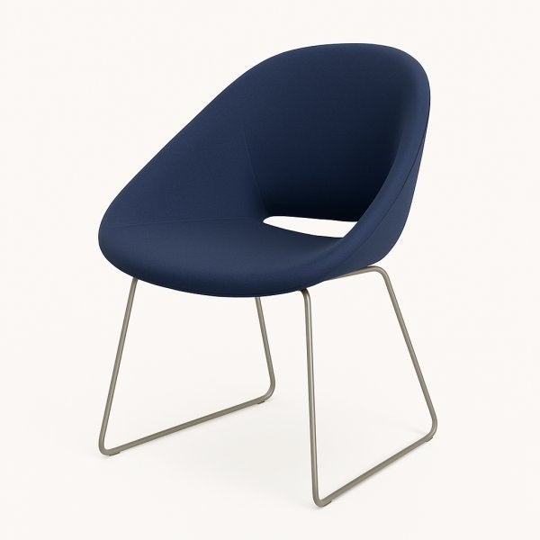 Tweedehands Artifort Design Fauteuil – Blauw – Nette Staat, 4854 AB, Bjorn@decirculaireschatkamer.nl, 75 tot 100 cm, Ophalen of Verzenden