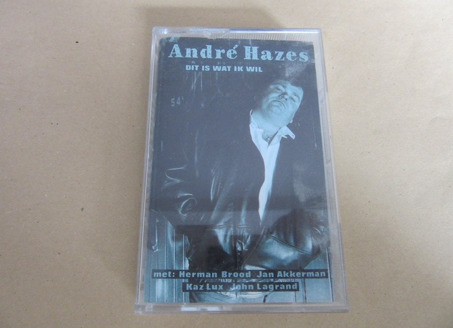 Andres Hazes cassettebandje Dit is wat ik wil, Cd's en Dvd's, Cassettebandjes, Verzenden, Zo goed als nieuw, Nederlandstalig, 1 bandje