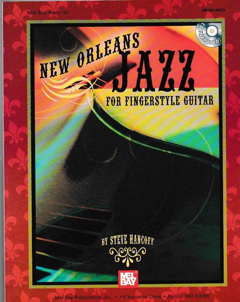 New Orleans Jazz For Fingerstyle Guitar met Cd, Gitaar, Verzenden, Zo goed als nieuw, Artiest of Componist
