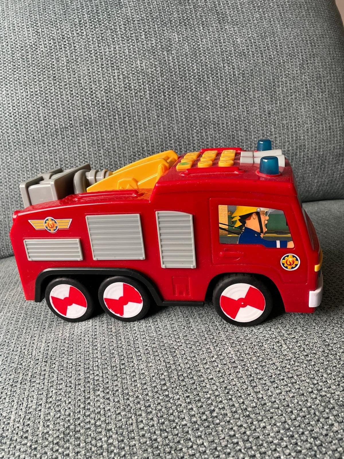 Brandweerman Sam brandweerwagen, Ophalen of Verzenden, Gebruikt