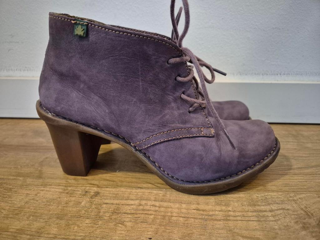 Sch61 - Paarse leren El Naturalista schoenen mt 38 (1), Ophalen of Verzenden, Zo goed als nieuw, Overige kleuren