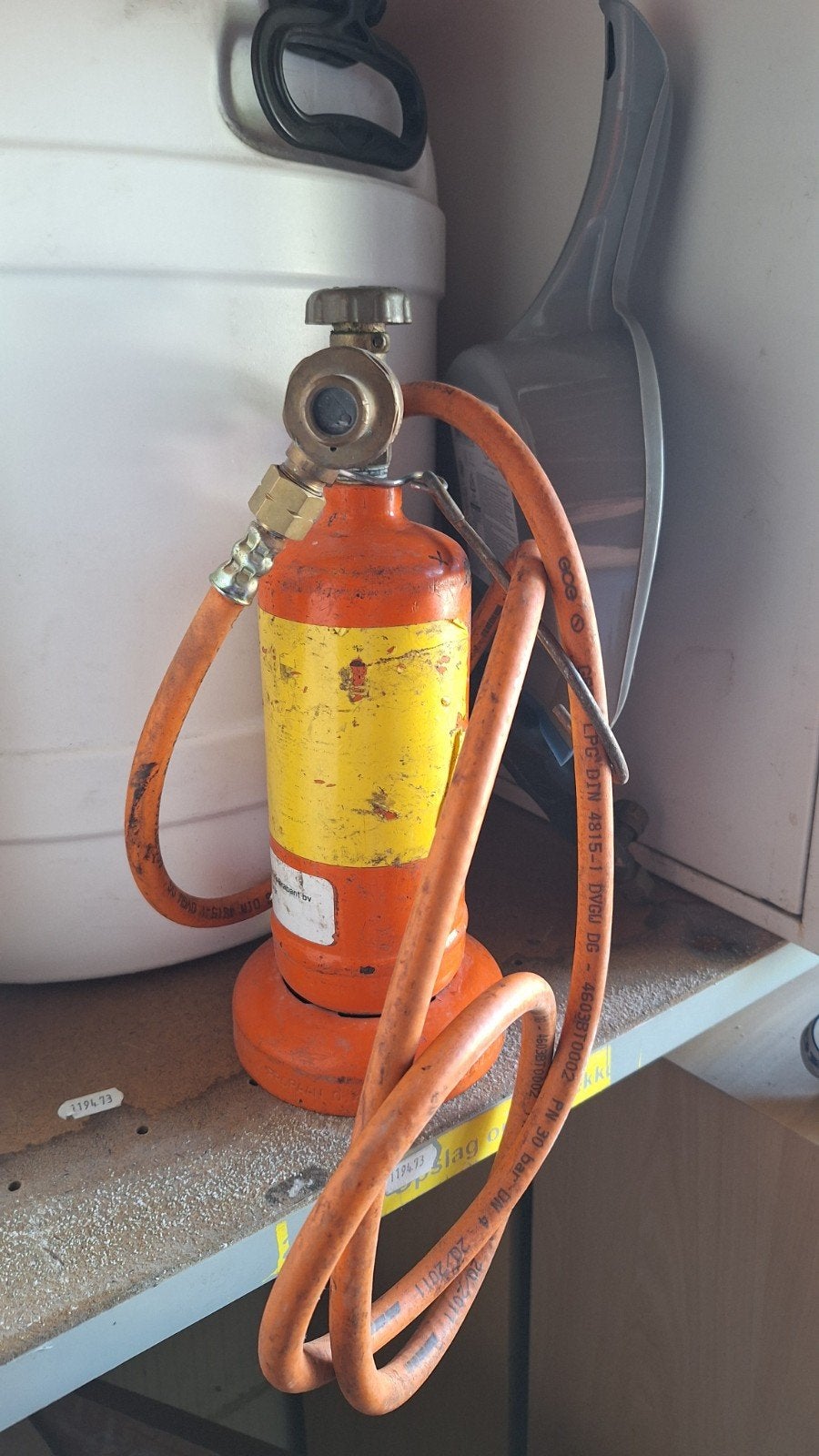 GTI Gasbrander met gasfles en slang, Doe-het-zelf en Verbouw, Ophalen of Verzenden, Gebruikt, Overige typen, Overige merken