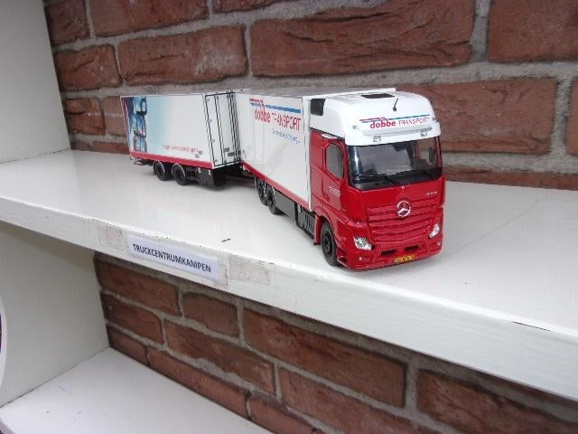 Tekno  Mercedes  Benz  Big  Space  van  Dobbe., Ophalen of Verzenden, Nieuw, Bus of Vrachtwagen, Tekno
