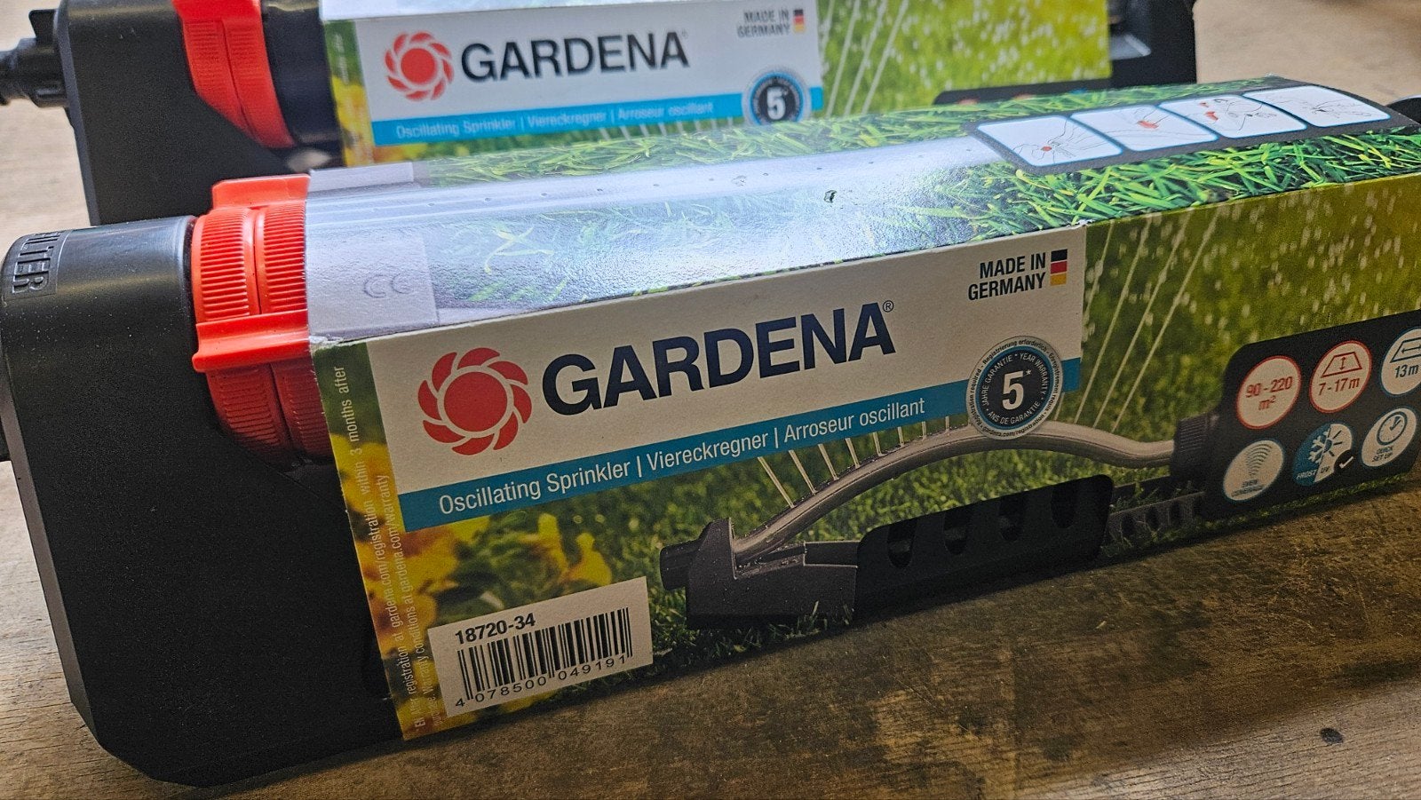 Gardena zwenksproeiers, Ophalen of Verzenden, Nieuw, Zwenksproeier