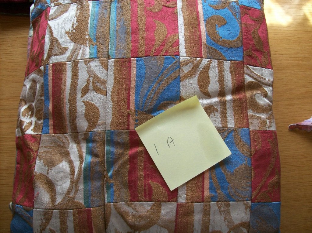 eigen gemaakte patchwork kussens en kussenhoezen, Wasbaar, Meerkleurig, Vierkant, Nieuw
