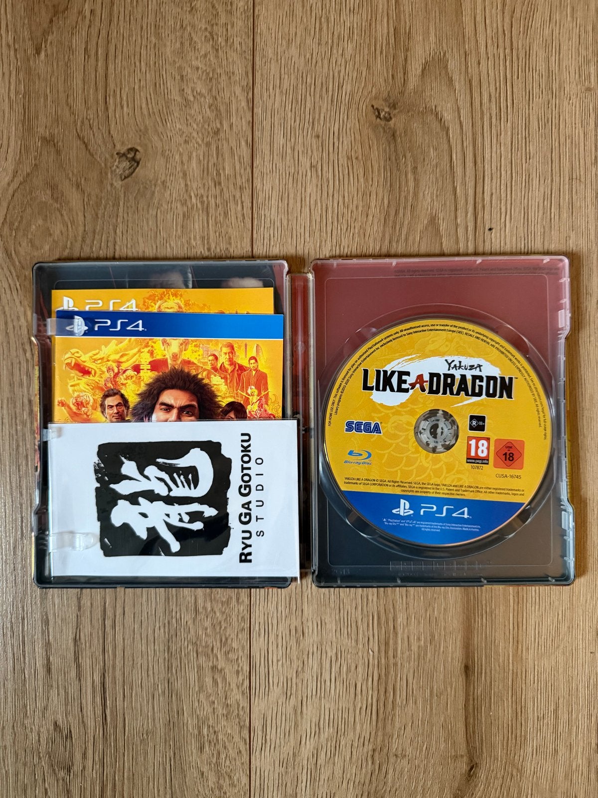 Yakuza: Like a Dragon (PS4) Steelbook Edition, Vanaf 18 jaar, 1 speler, Ophalen of Verzenden, Zo goed als nieuw