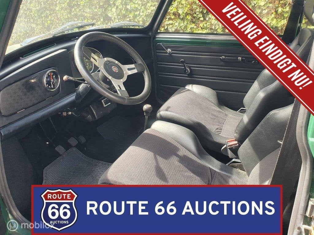 Mini Cooper S Mk III | 1971 | Route 66 Auctions, Auto's, Overige carrosserieën, Zwart, Bedrijf, Handgeschakeld