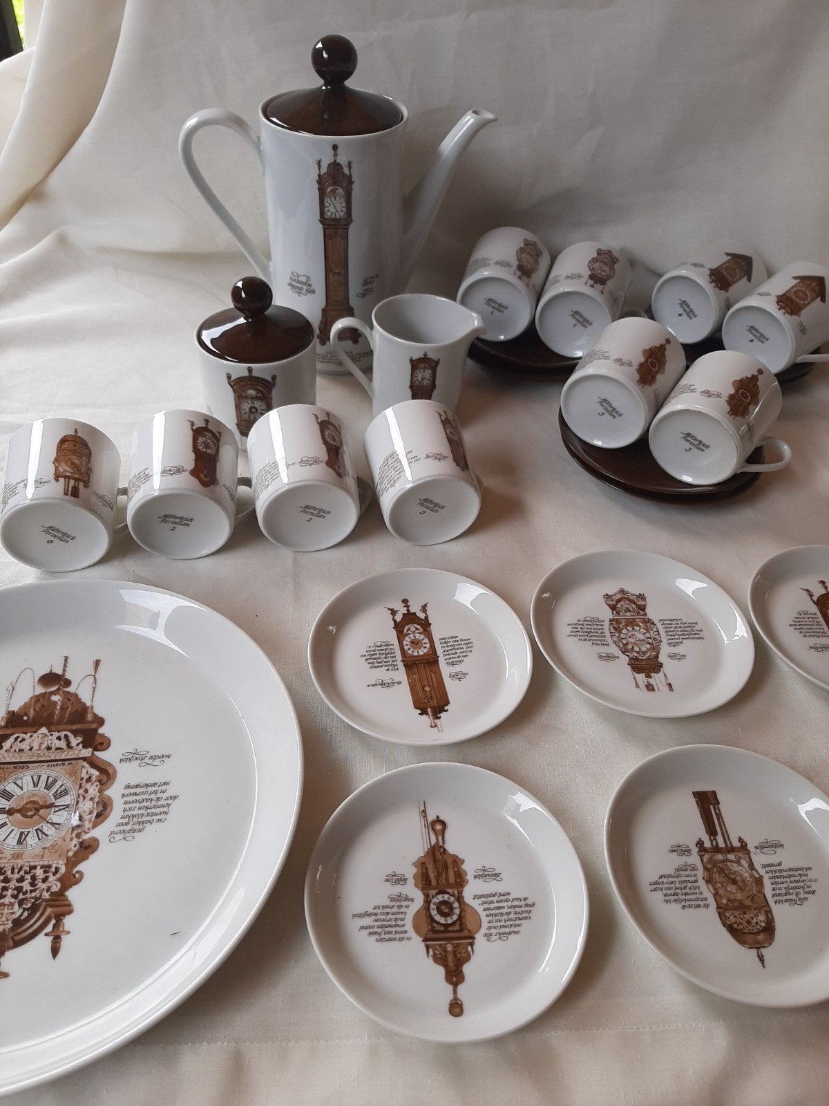Mitterteich Porzellan Klokken Servies - Compleet, Ophalen of Verzenden