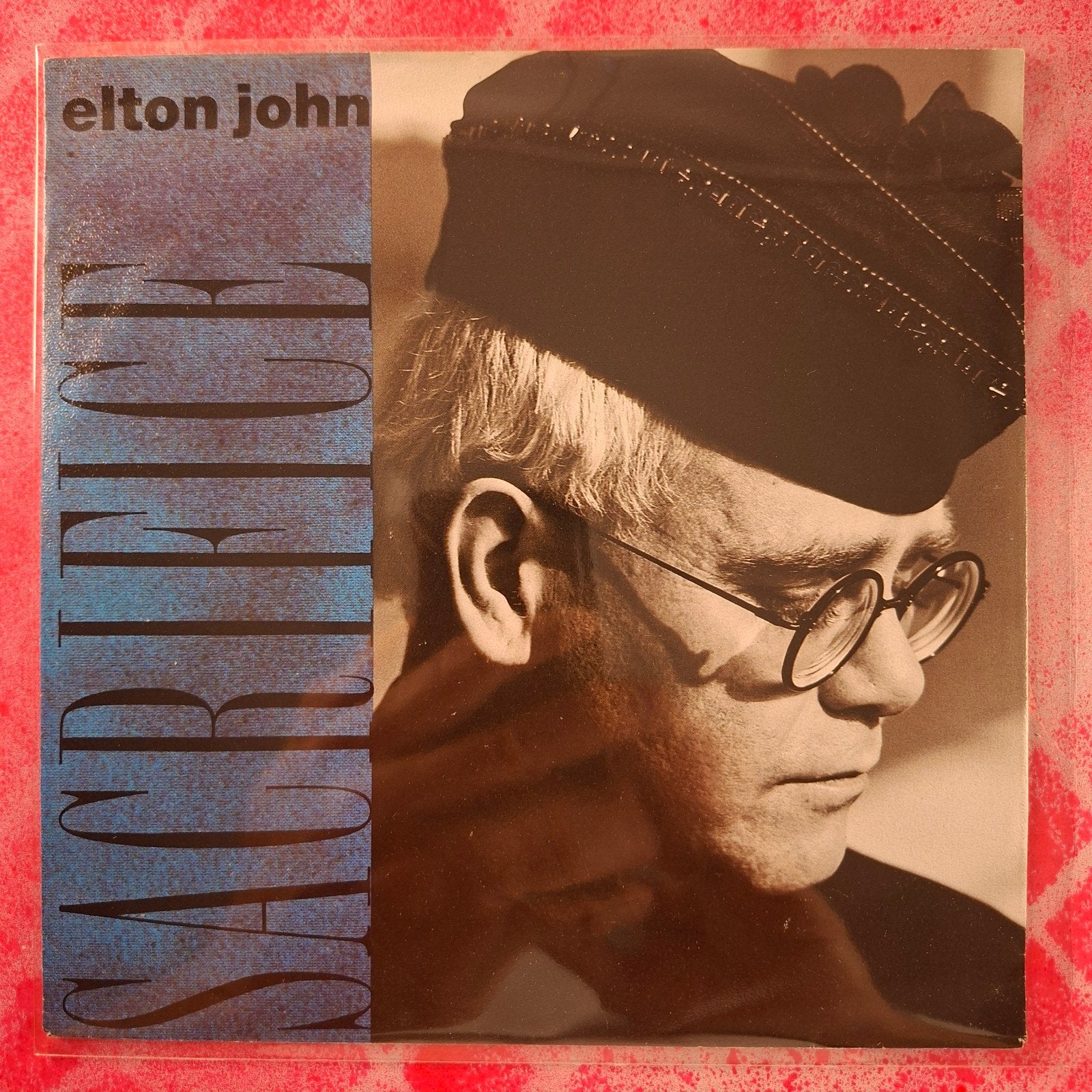 Elton John Sacrifice single.                          Star45, Gebruikt, 7 inch, Pop, Overige typen