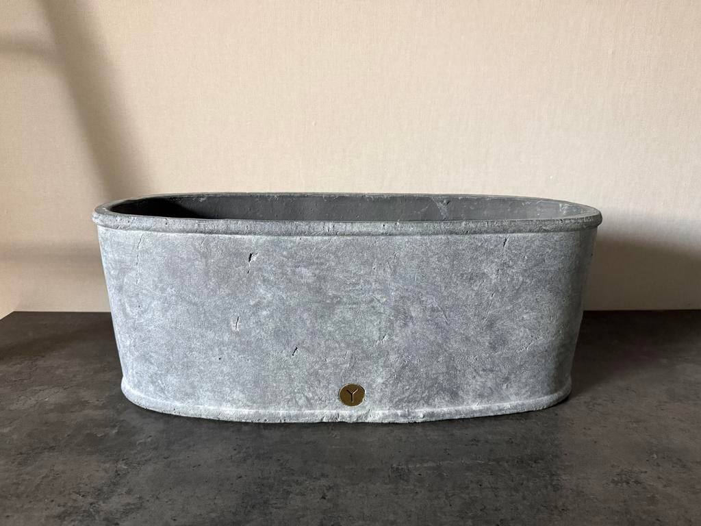 Grote Brynxz pot als nieuw!, Tuin en Terras, Ophalen, Zo goed als nieuw, Rond, Steen