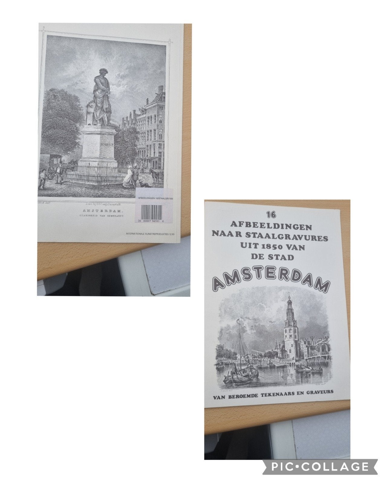 16 Historische Staalgravures Amsterdam, Ophalen of Verzenden