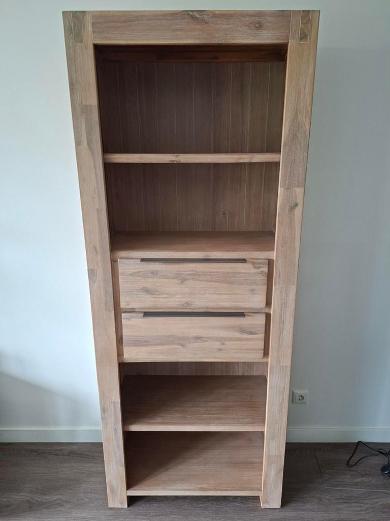 Boekenkast 2 stuks, Huis en Inrichting, Kasten | Boekenkasten, Ophalen, 200 cm of meer, 50 tot 100 cm, Zo goed als nieuw