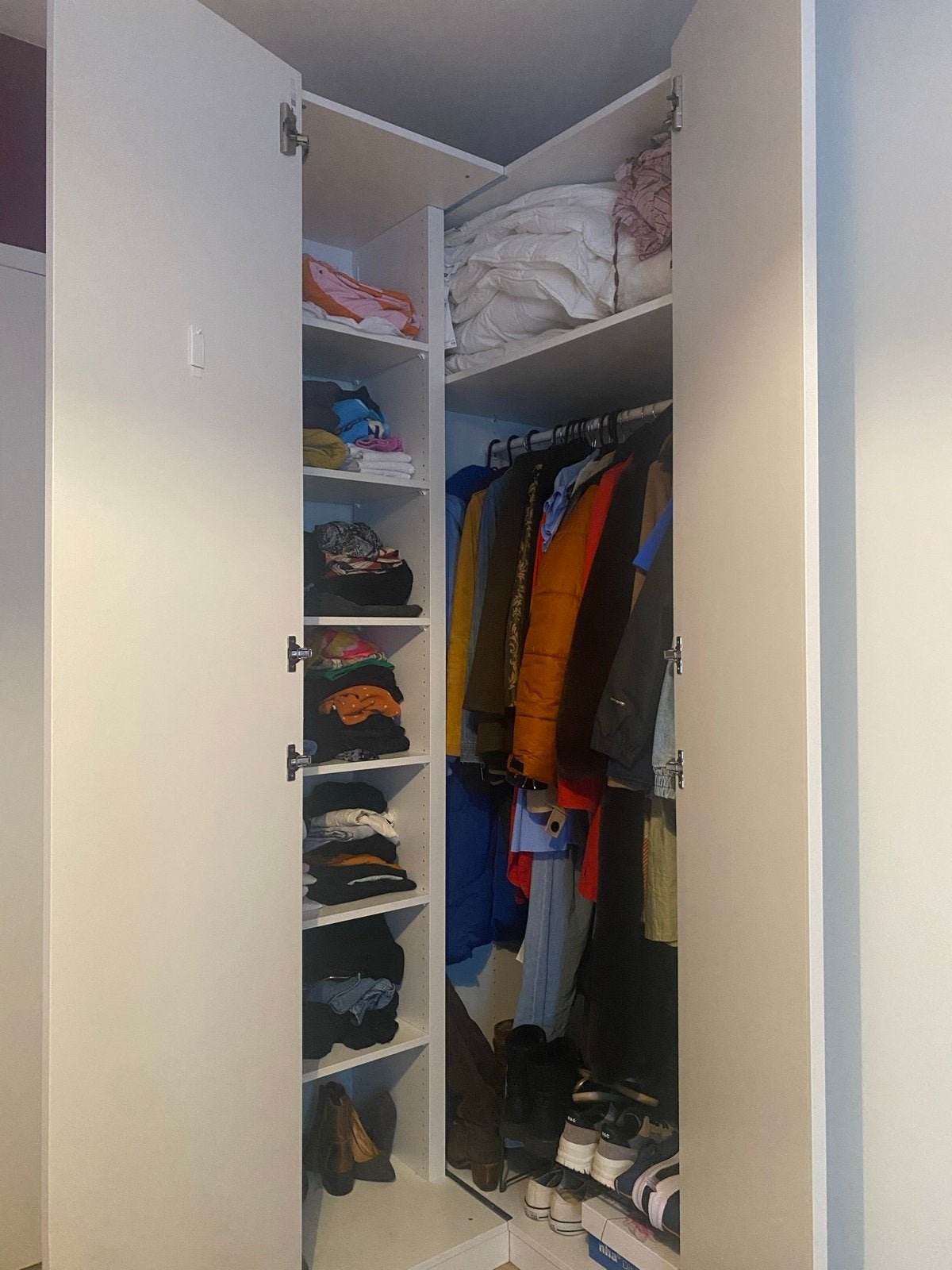 Ikea Pax hoekkast wit mat - 236 cm hoog, Ophalen, Overige materialen, Gebruikt, 200 cm of meer