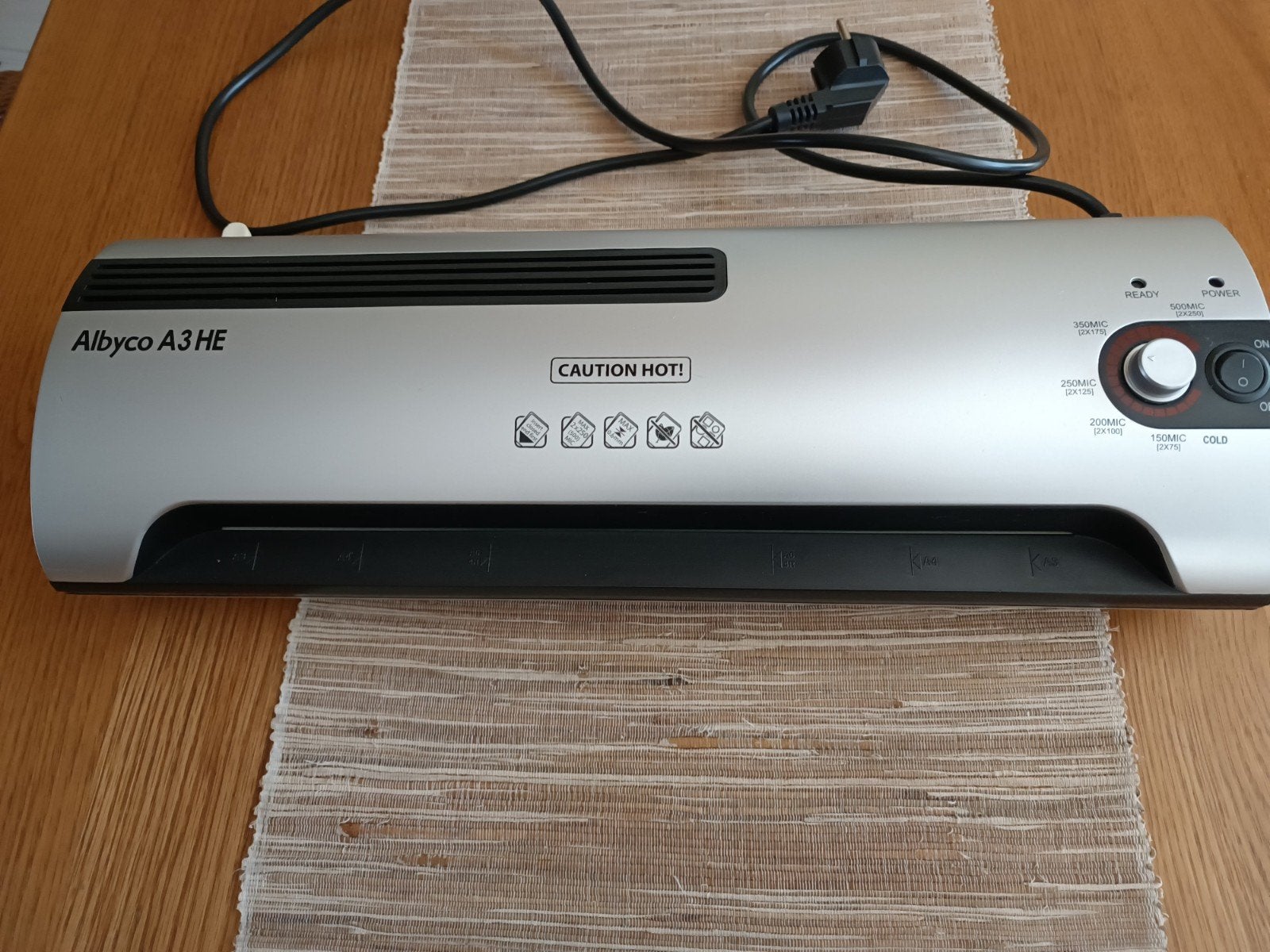 albyco lamineer apparaat S3HE, Ophalen, Zo goed als nieuw