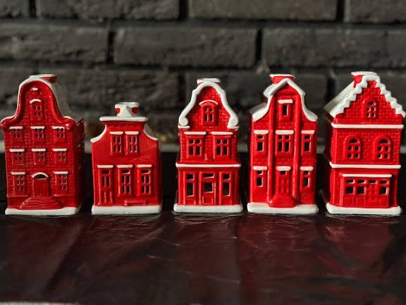 Postcode huisjes - Hollandse huisjes grachten pandje, Ophalen, Nieuw