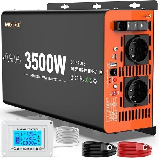 12V Omvormer 3500W – Spanningsomvormer, Corvance B.V., Verzenden, Nieuw, Corvancebol@gmail.com