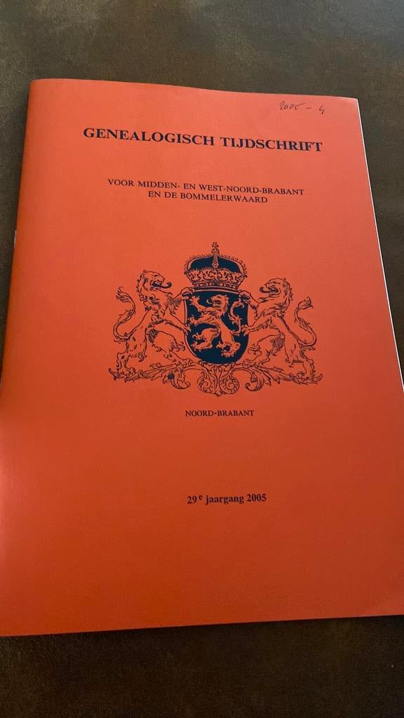 genealogische tijdschriften, Ophalen, 1980 tot heden, Nederland, Tijdschrift