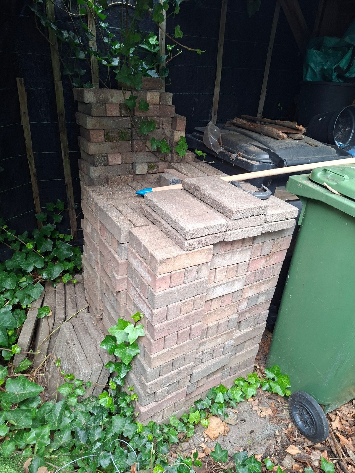 700 terrassteentjes., Tuin en Terras, Ophalen, Gebruikt, Overige typen