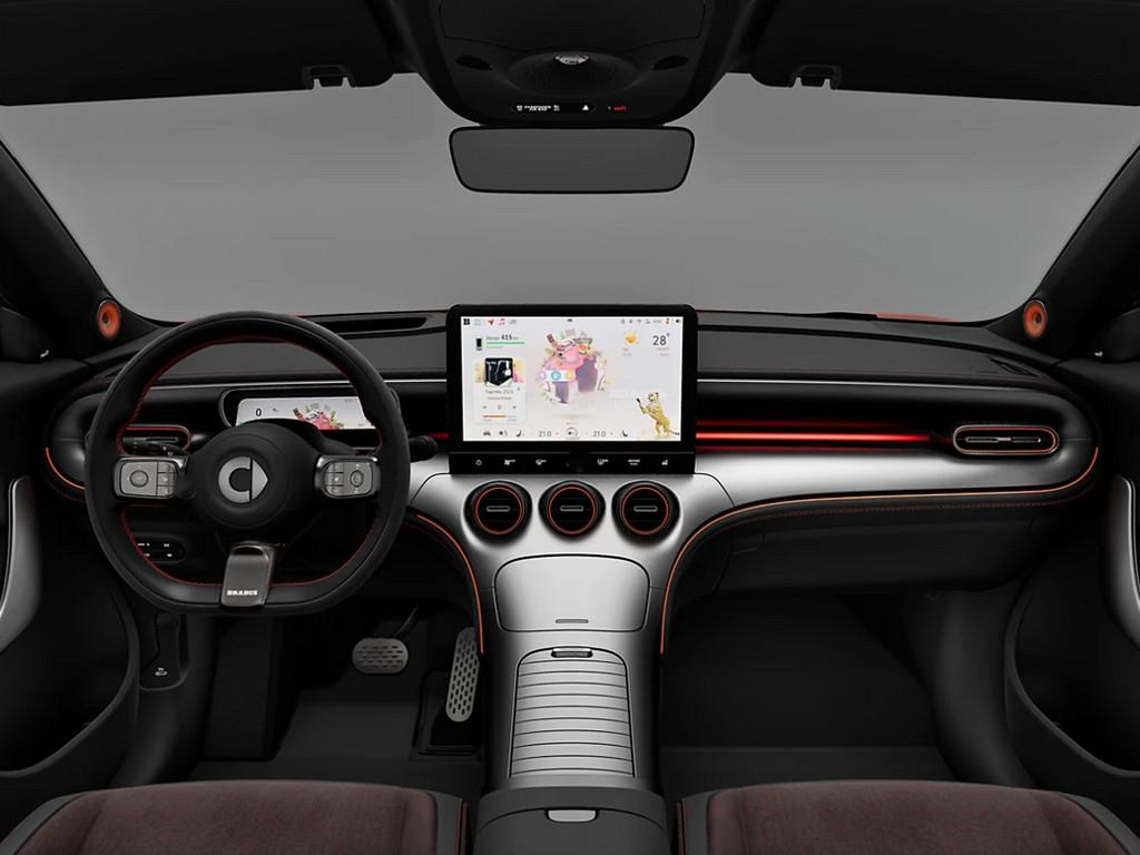 smart #3 BRABUS 66 kWh, Automaat, 428 pk, Alcantara, Zwart