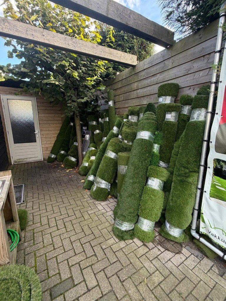 KUNSTGRAS 50% KORTINGS ACTIE - Kunstgras reststukken te koop, Ophalen of Verzenden, Nieuw, Minder dan 10 m², Kunstgras