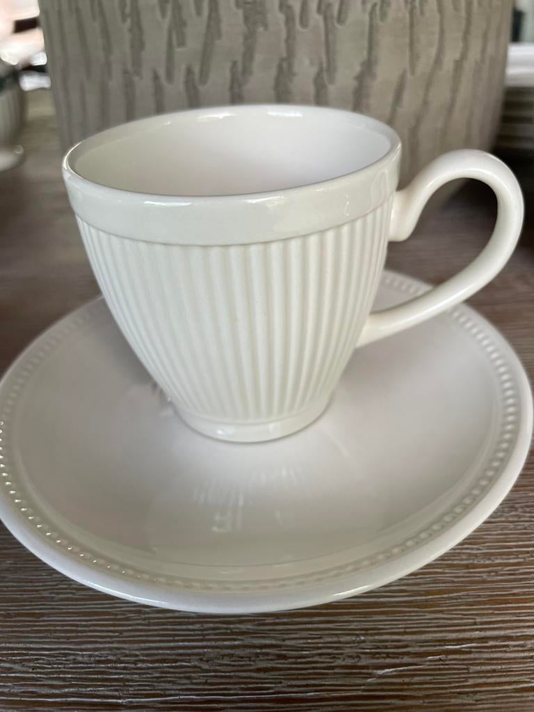 Wedgewood kopjes, schotels Windsor, Gebruikt, Ophalen of Verzenden, Wedgwood, Kop(pen) en/of Schotel(s)