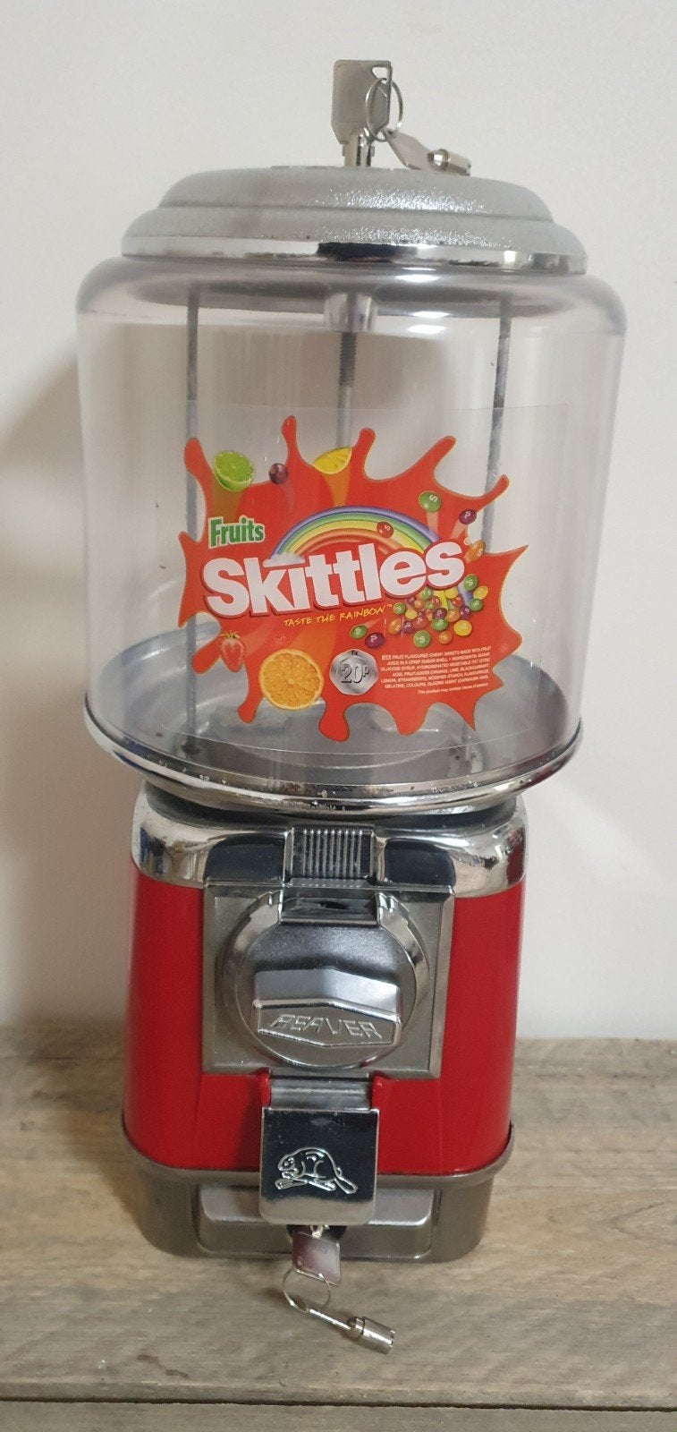 skittels automaat pinda automaat, Verzamelen, Automaten | Overige, Ophalen of Verzenden, Zo goed als nieuw