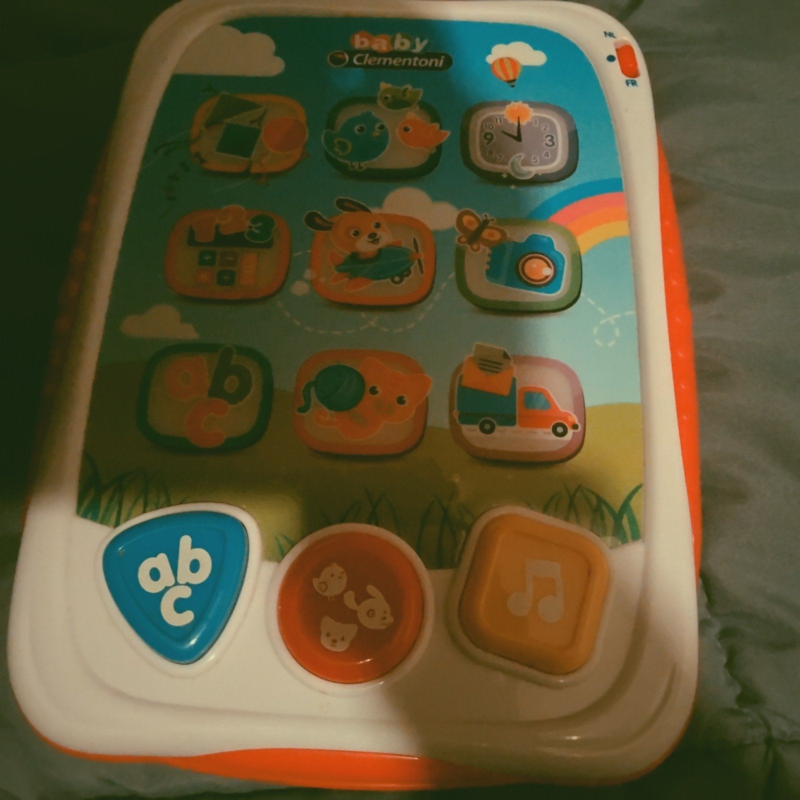 Baby Clementoni Educatieve Tablet met Geluid, Ophalen of Verzenden, Gebruikt, Overige typen, Met geluid