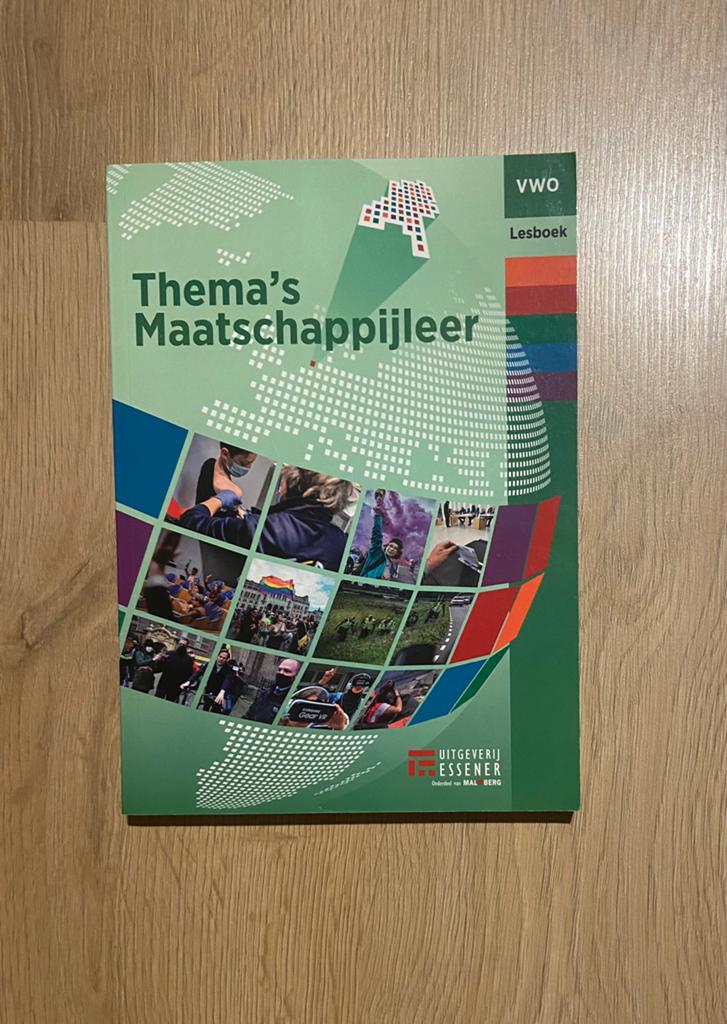 Boek maatschappijleer, Ophalen of Verzenden, Zo goed als nieuw, VWO, Maatschappijleer
