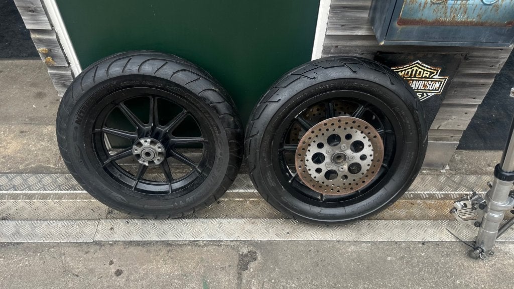 FXR wielen set/ voorvork, Motoren, Onderdelen | Harley-Davidson, Niet ingevuld, Gebruikt, Niet ingevuld, Niet ingevuld