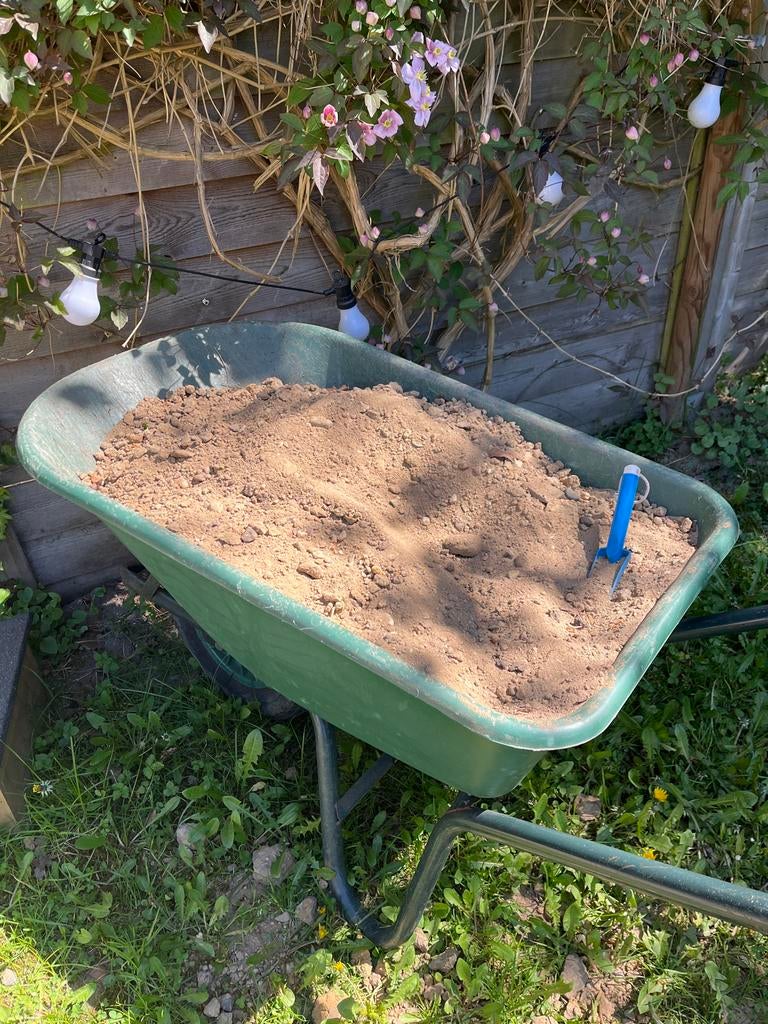 Geel zand, Ophalen, Gebruikt
