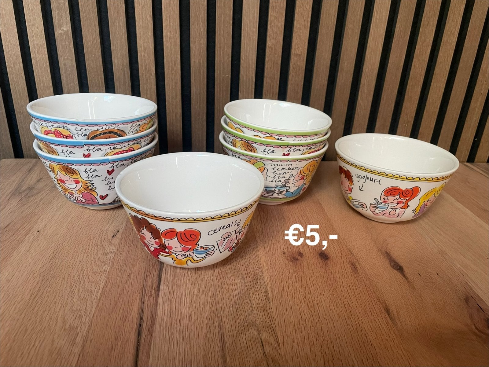 Blond Amsterdam schaaltjes - per stuk, Ophalen, Gebruikt, Schaal of Schalen, Aardewerk
