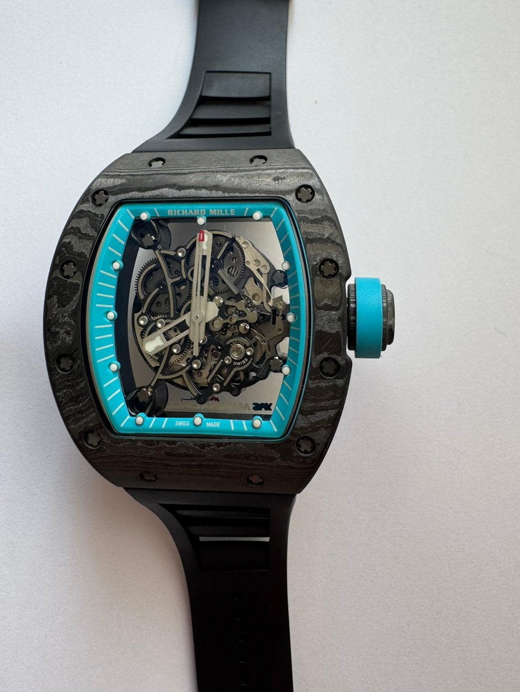 Richard Mille 055 Yas Marina Circuit, Ophalen of Verzenden, Nieuw, Zwart
