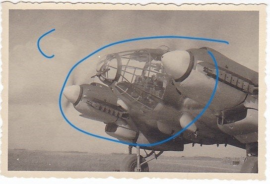 Foto Heinkel Luftwaffe draaiende motoren, Verzenden, Luchtmacht, Duitsland, Foto of Poster