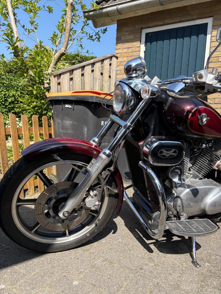 Kawasaki Vulcan 1500 '87, Motoren, Cardan-aandrijving, 2 cilinders, Chopper, Gebruikt