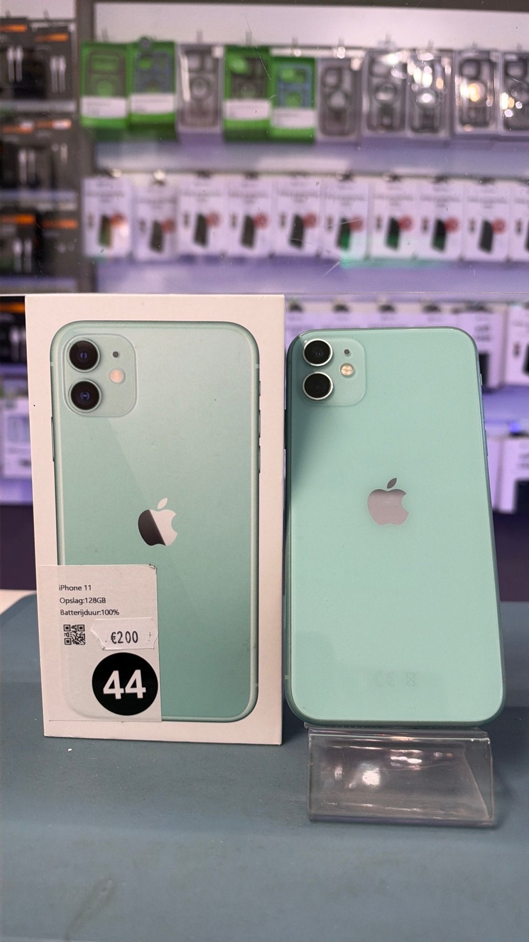iPhone 11 Groen 128GB (44), Telecommunicatie, Apple, Zo goed als nieuw, Apple, Zonder simlock