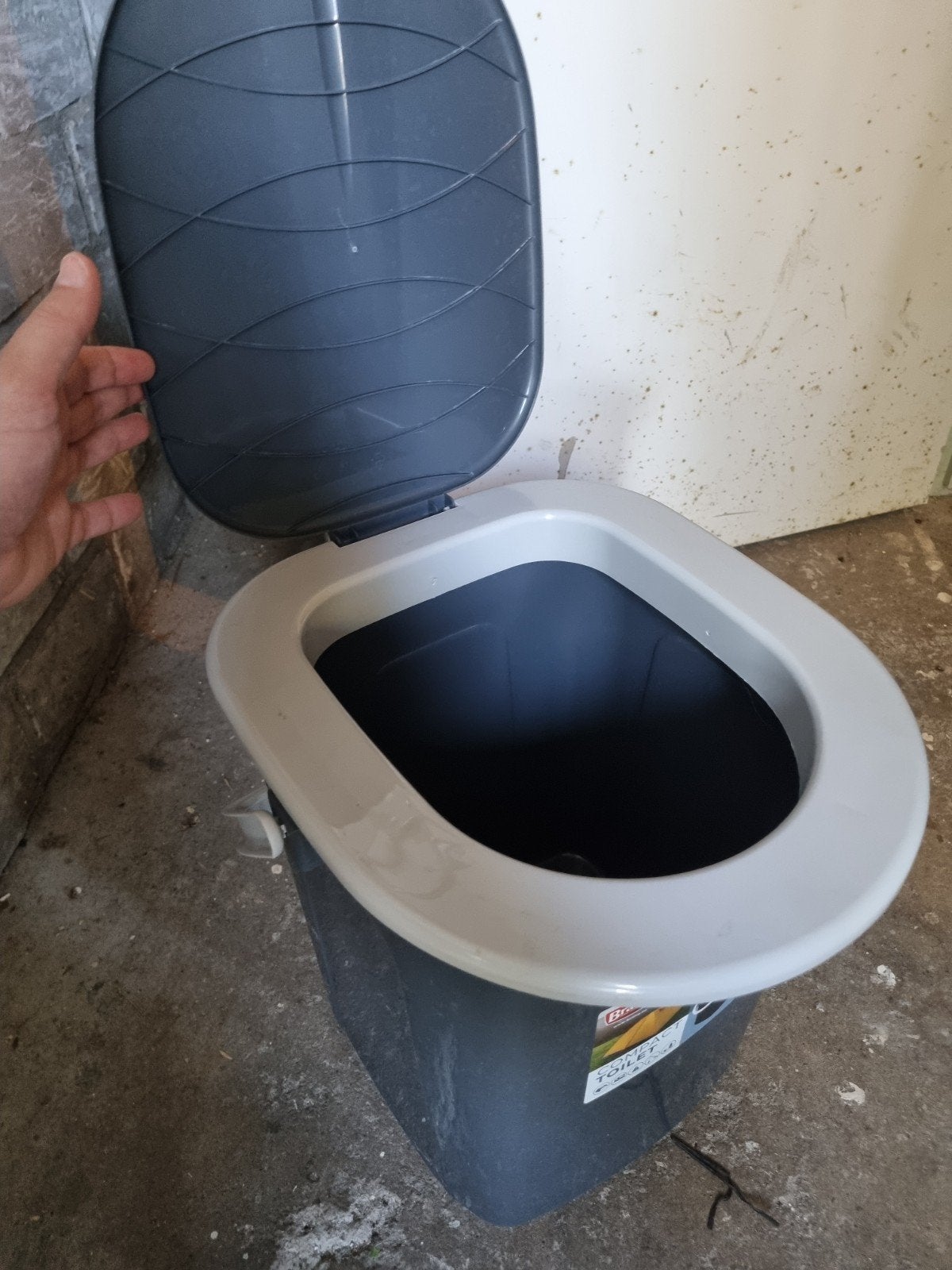 BranQ Draagbaare toiletcamping - camperstal constructie, Ophalen of Verzenden, Zo goed als nieuw