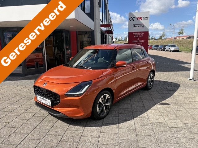 Suzuki Swift 1.2 Style Smart Hybrid | Navi | Camera | Cruise, Auto's, Stof, Gebruikt, Zwart, Overige kleuren